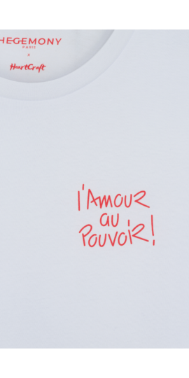 L'amour au pouvoir (Love in Power) T-shirt - Hegemony Paris