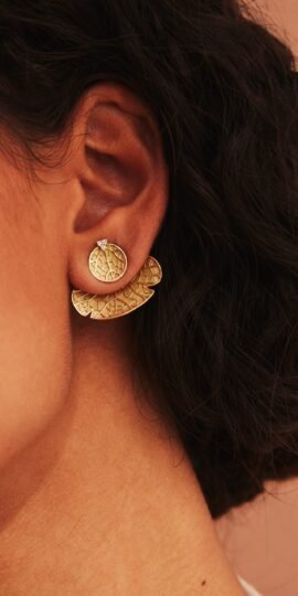 EAR JACKET DORA OURO 18K